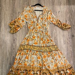 NWOT Spell & The Gypsy Collective Seashell Gown Maxi Dress Size Medium